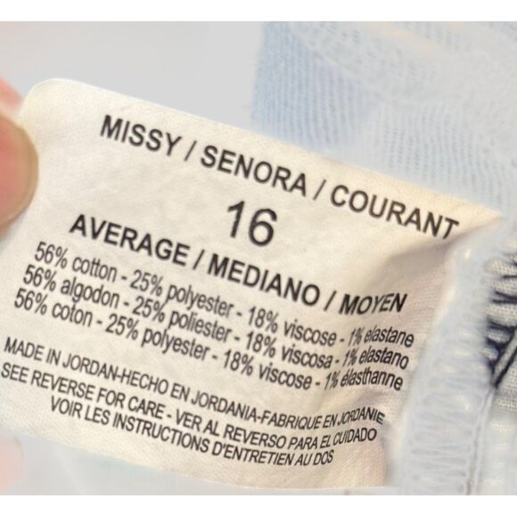 Gloria Vanderbilt Size 18 Stretch All-Around Slimming Denim Jeans - Picture 7 of 10